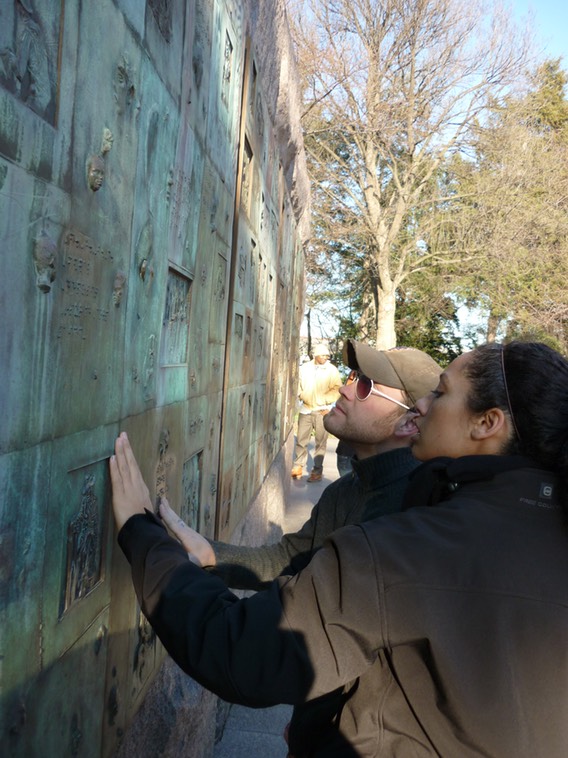 Ashley and Matt 2 (At FDR Memorial)
